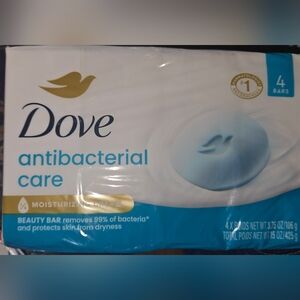Dove Antibacterial Care Beauty Bars 4 Pack